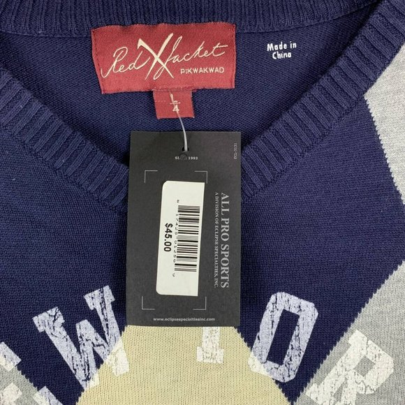 New York NY Yankees MLB Red Jacket Blue Sweatshirt New Men - Picture 3 of 6